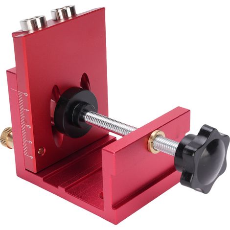Gabarit de vissage portable 3 en 1, réglable et précis, en alliage d'aluminium, pour le travail du bois et l'assemblage d'angles. (1/5)