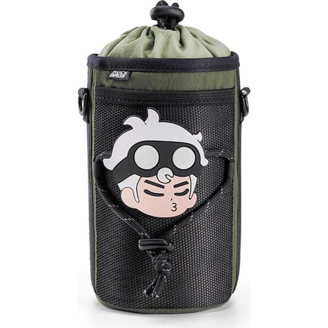 Borsa portaborraccia da bicicletta con tracolla, 1 litro - verde (1/5)