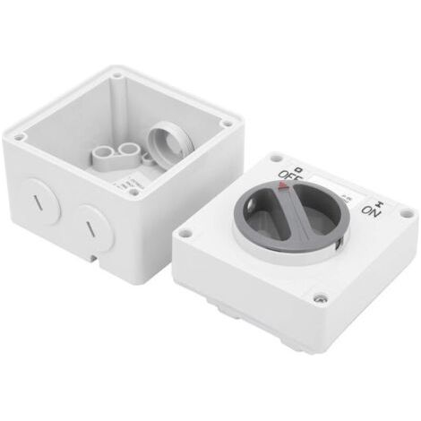 20A Commutateur étanche Ip66 250v 2 Positions Sélecteur Rotatif Interrupteur Marche-arrêt étanche à la Poussière (1/4)