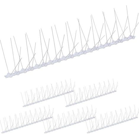 Púas repelentes de aves, juego de 6