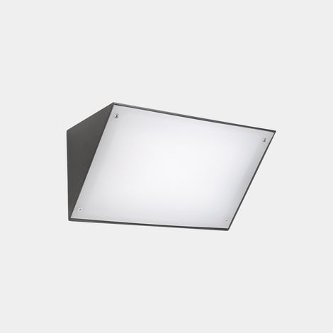Lampade da parete IP65 Curie PC 260mm LED 14.4 SW 2700-3200-4000K ON-OFF Grigio urbano 792lm
