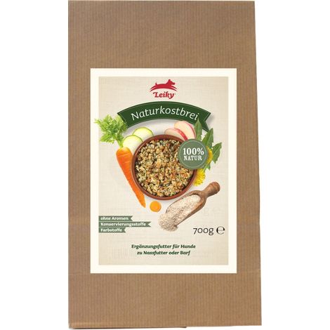 Haferflocken mit Karotten, Zucchini und Löwenzahn Probe 50 g  Nahrungsmittelunverträglichkeit  Leiky
