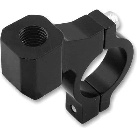 Adaptador de espejo V Parts M10x1.25 CNC negro 22 mm derecho (modelo TM19)