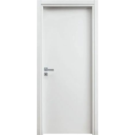 Porte battante intérieure blanche 80 x 210 cm (1/3)