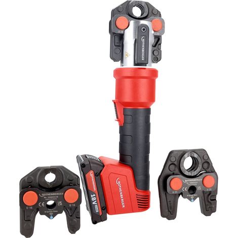 ROTHENBERGER ROMAX NANO iJAWs Set, U, 16-20-25mm, 2Ah, AMPShare - 1000005498 (1/5)