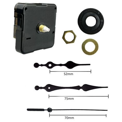 Quartz Clock Movement Mechanism Clock Hands Mechanism Wall Clock Large Hands DIY Wall Clock Replacement Mechanism Spare Parts Repair (1/4)