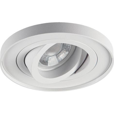 Faretto incasso tondo bianco orientabile GU10 10W Kanlux (1/5)