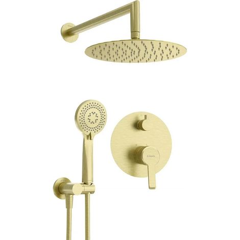 Deante Arnika Elegantes Einbauduschset in Gold