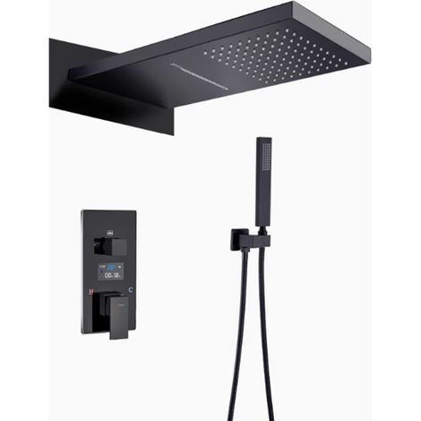 Douche Encastrable Mitigeur Douche 3 voies, Affichage numérique (1/4)