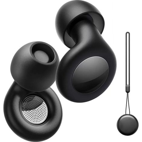 Bouchons d'oreilles antibruit réutilisables pour le sommeil, avec étui de rangement (1/5)
