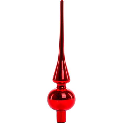 TrendLine Christbaumspitze 26 cm Rot Baumspitze Weihnachtsbaumspitze Baumschmuck (1/3)