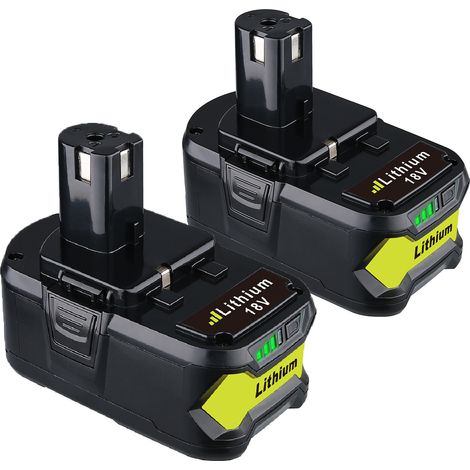 18V Ersatz Akku für RYOBI One+ Lithium RB18L50 P108 P104 Batterie 8.0Ah Neu,2pack (1/5)