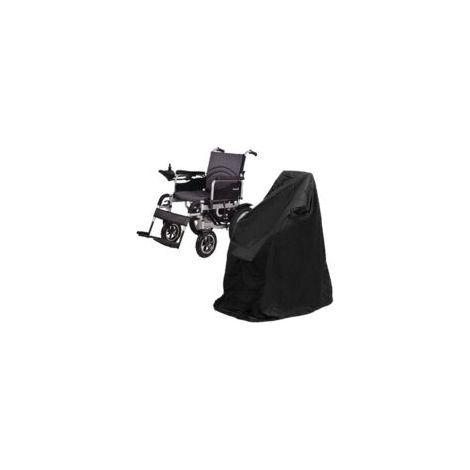 Housse De Protection Pour Fauteuil Roulant Électrique, Protection De Stockage Étanche Pour Fauteuil Roulant Manuel, Housse De Pluie Extérieure Anti-Poussière 1156590cm(noir)- Crezuo (1/4)
