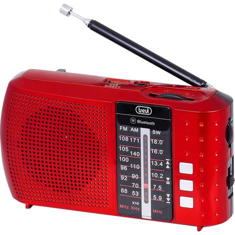 Trevi RA 7F20 BT Portable Analogique et numérique Rouge (1/3)