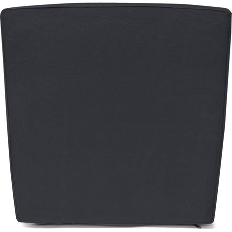Set de 8 housses de chaise – Coussin rembourré – Anthracite – Déperlant – Lavable – Idéal pour mobilier de jardin (1/3)