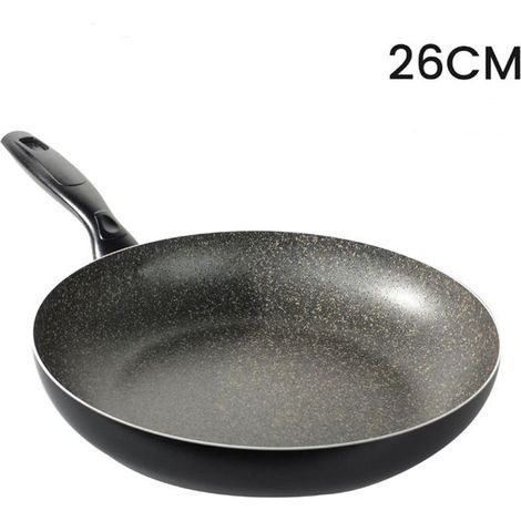 TRADE SHOP - Padella Antiaderente Antigraffio Pratica Veloce Resistente A 7 Strati Cucina Da ø18 A 32cm - -diametro 26cm -