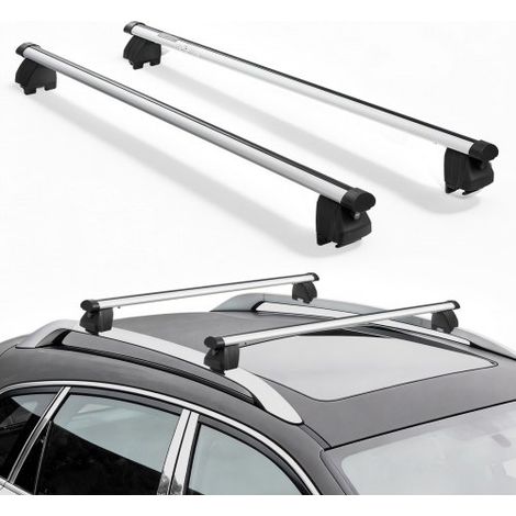 Barres Transversales de Toit Barre Porte Bagages Charge 75 kg 120 (1/5)
