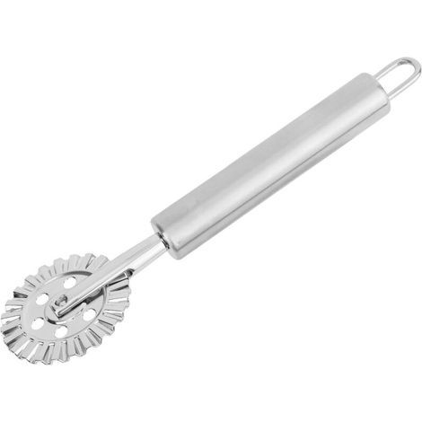 Coupe-pâte feuilletée, roulette à pâte rainurée en acier inoxydable, broyeur à pâte, emporte-pièce pour pâte à tarte (1/5)