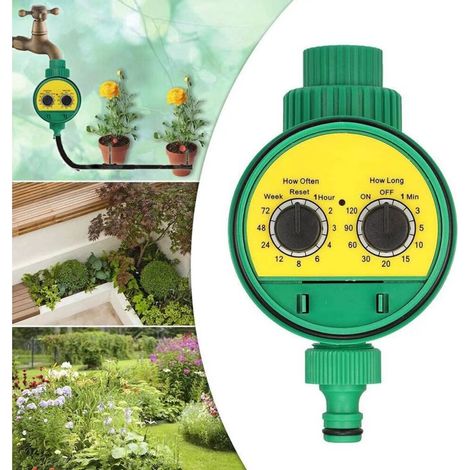 Timer di irrigazione automatico, timer digitale programmabile per rubinetto del tubo flessibile, controller intelligente per sistema di irrigazione a pioggia per giardino, fattoria, prato, fiori