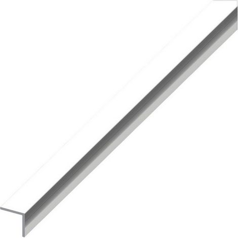 5PZ PROFILO ANGOLARE ALLUMINIO Argento Cromato mm. 10x10x1 mt. 2