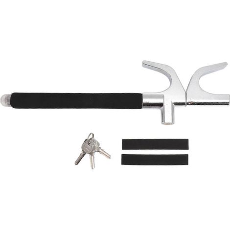 Dispositivo antirrobo universal retráctil de aleación de aluminio para el volante del coche. (1/5)