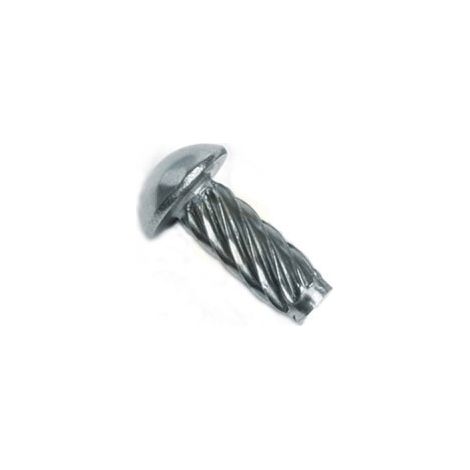 Rivet SIM ou fausse vis à frapper Type U Tête ronde TR 3.56X 1/4 Acier nickelé
