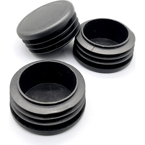 20 Patins pour tubes ronds,Filetages extérieurs rond en plastique sur un tuyau de fer 42 mm (1/5)