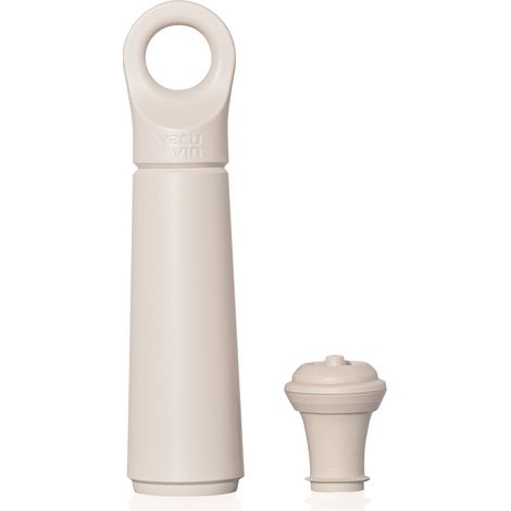 Vacuvin - Pompe Loop crème avec bouchon