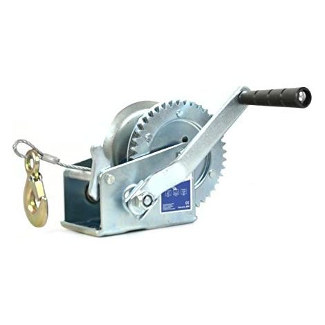 Treuil à câble horizontal 1000LB/450kg, câble de 5m (6)