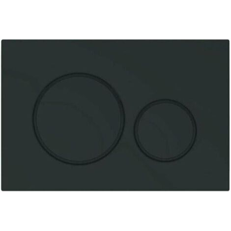 Convient pour plaque de déclenchement WC GEBERIT DUOFIX Sigma 20 - Noir mat (115.882.16.1) (1/2)