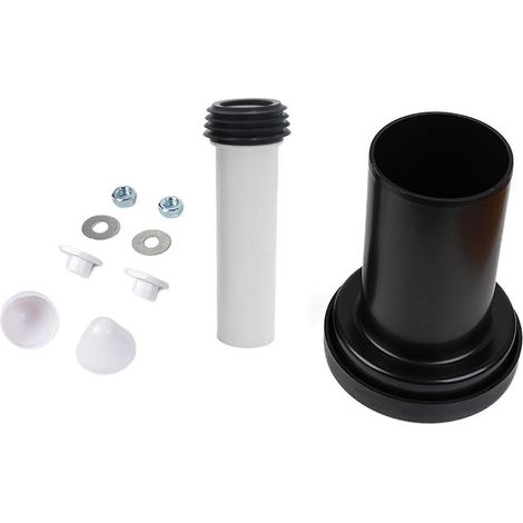 Kit de raccordement pour WC suspendu avec accessoires de montage, kit de raccordement pour tuyau de réservoir, accessoires pour tuyau d'évacuation de WC suspendu (1/5)