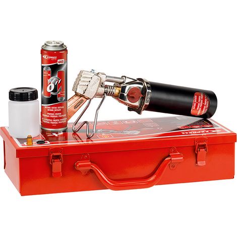 Guilbert Express – Coffret fer autonome Piezo 364 avec 2 cartouches – Autonomie 70 min – Température max 600 °C – Débit 94 g/h – SKU 6364 (1/10)