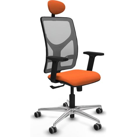 Silla de oficina piqueras y crespo Motilla gris malla cómoda (1/2)