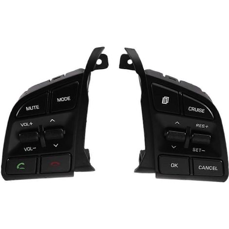 Botón de control de volumen remoto del volante 96710-D3500 96720-D3200 para 2015-2019 (1/5)