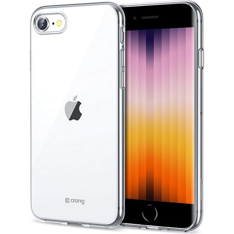 Cover sottile Crong Crystal per iPhone SE (2022/2020) / 8 / 7 (trasparente) (1/5)