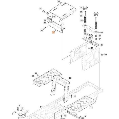 SOPORTE DE ASIENTO ORIGINAL EMAK G382820151E2R