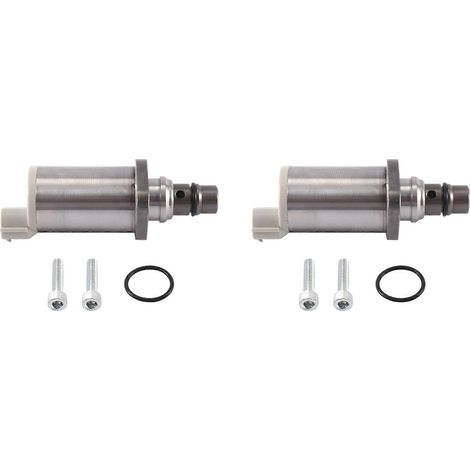 Deux soupapes de commande d'admission RE530337, RE531864 et DZ111135, compatibles avec les moteurs 4045, 6068, 210G, 290GLC et 380GLC dans les excavatrices. (1/5)