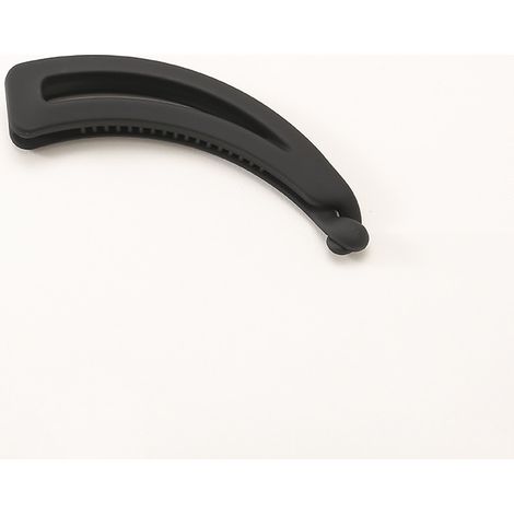 Pinza para el cabello tipo banana, moderna y versátil, para colocar en la parte posterior de la cabeza. Un accesorio sencillo y fácil de combinar para salir. Pinza para mujer, talla 5, color negro. (1/5)