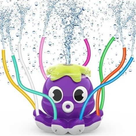 Jeux d Eau Exterieur pour Enfants 3 4 5 6 7 8 9 10 Ans, Jeu d'eau Sprinkler Jouets d'arrosage Arroseurs Jeu d'eau Pieuvre Jeux Exterieur - Jeu de Plein Air Enfant (Pourpre) (1/4)