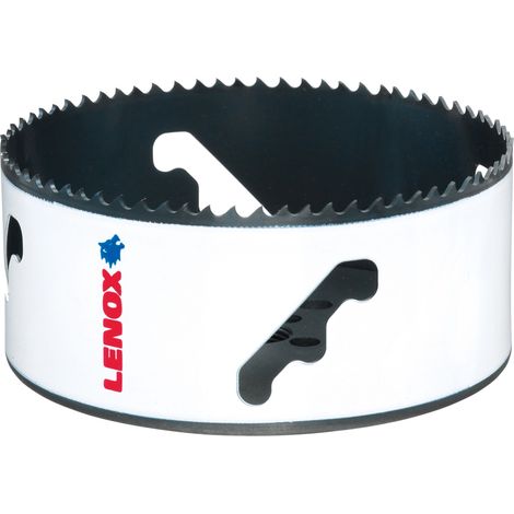 Lenox Speed Slot Hole Saw - 118mm Diameter, 40mm Cutting Depth, Heavy-Duty Steel, Model 3007474L