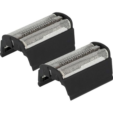 2x Doppelfolie, Nickel, Schwarz, für Braun Contour 5877 5895, Elektrorasierer (1/5)