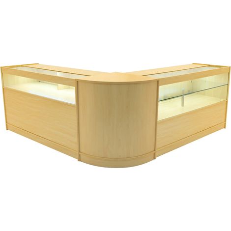 Adonis LED Shop Counter Set B1500, C1500 & CM60 - Maple