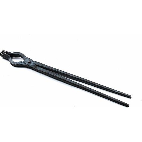 Pince à bec ronde 460 mm – Acier forgé pour métal chaud – Précision de maintien pour forgeron – Usage professionnel (1/3)