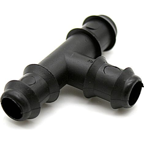 Raccord en T 16 mm  Lot de 25  Raccord pour tuyau d'arrosage  Ø 16 mm  Raccord en T  Raccord pour tuyau d'arrosage (1/5)