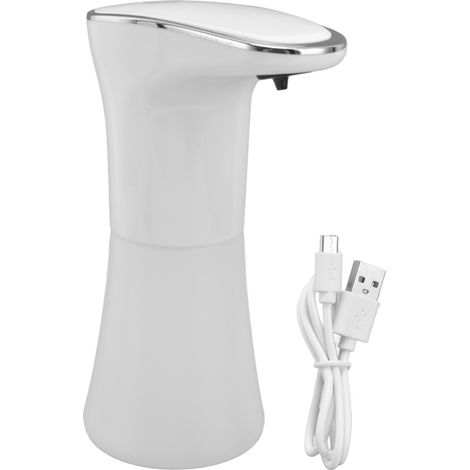 400-ml-Schaumseifenspender, berührungslos, USB-aufladbar, mit intelligentem Sensor für Bad und Hotel