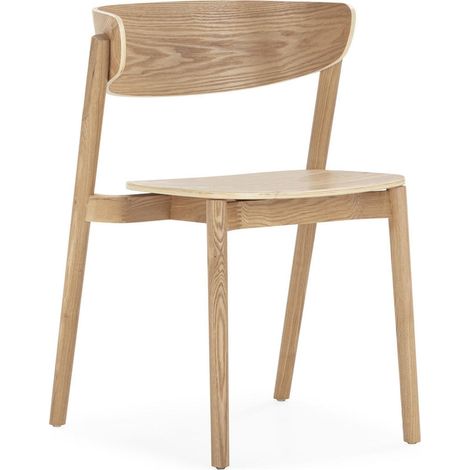 Chaise en frêne naturel au design scandinave - naturel (1/5)
