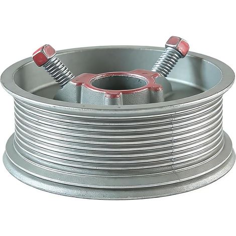 Tambour de Câble de Porte de Garage, Compatible avec des Portes Jusqu’à 8 Pieds de Haut, kit de Remplacement argenté (1/5)