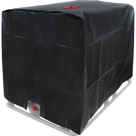Couvercle De Réservoir d'eau,Bâche Couverture Réservoir IBC 1000 L Étanche Matériél Couvercle de Cuve en Polyéthylène Anti-poussière Anti-UV Anti-Pluie (116 x 100 x 120 cm) (1/3)