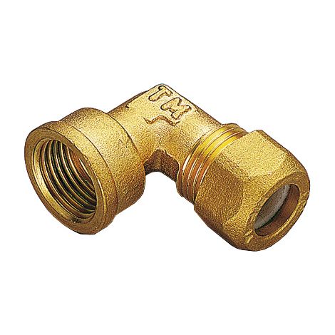 GOMITO OTTONE BICONO F/GAS 10X1/2 PES- TIEMME- 10,0 pz