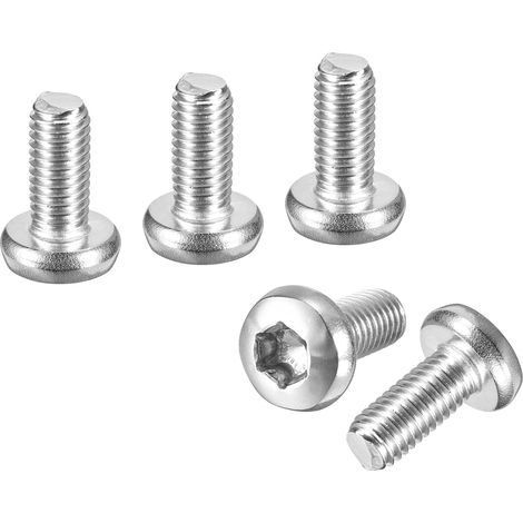 M8x18mm Vis de sécurité à tête bombée Torx 5 pièces (1/5)